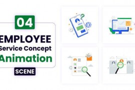 Employee Self Service Illustration Animation 52601124