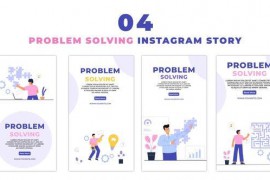 Animated Problem Solving Flat Vector Instagram Story 47464720