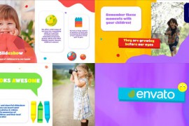 Kids Colorful Slideshow | Premiere Pro MOGRT 44174098