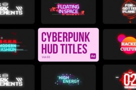 Cyberpunk Titles 03 for After Effects 45038630