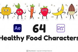 Healthy Food Characters For After Effects 52038070