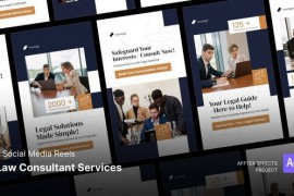 Social Media Reels - Law Consultant Services After Effects Template 47671210