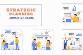 Marketing Strategy Planning Scene Animation 43784708