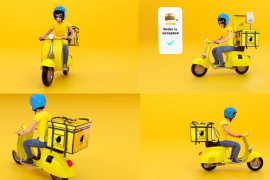 Delivery Service / Food Scooter 38915525