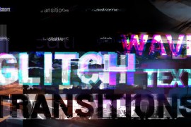 Wave Glitch Text Transitions 43956586