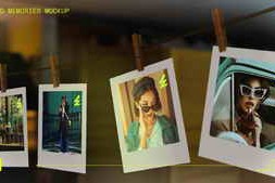 Free Download:Photo Memories Mockup 59935347