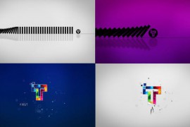 Minimal Dynamic Domino Logo Reveal 24702587