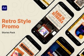 Retro Style Stories Pack Video Display After Effect Template 46363321