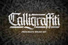 Free Download:Gumroad – Calligraffiti Procreate Brushes
