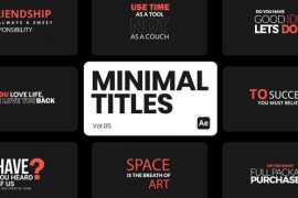 Minimal Titles 05 for After Effects 45354231