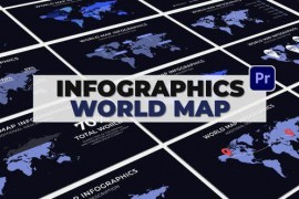 Infographics World Map MOGRT 52005632