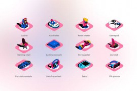 Games - Isometric Icons 44942123