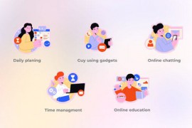 Chatting and Education - Round Concept 48194663