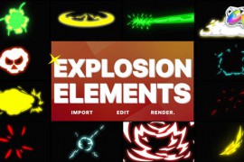 Explosion Elements | FCPX 29001489