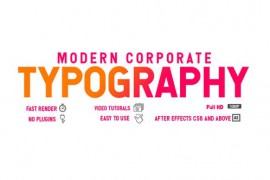 Modern Corporate Typography 23898214
