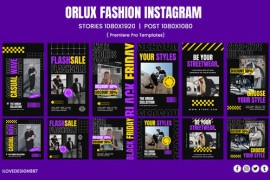 Orlux Fashion Instagram Template | MOGRT Files 47564608