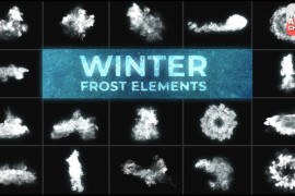 Winter Frost Elements Pack | Motion Graphics 42231134