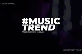 Kinetic Titles | After Effects 44836907