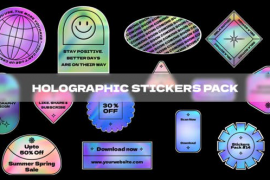 Holographic Stickers Pack 45271319