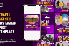 Travel Agency Instagram Post Template 42315847