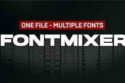 Free Download:Aescripts – FontMixer v1.0