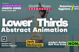 Abstract Lower Thirds Animation | DaVinci Resolve 49989569