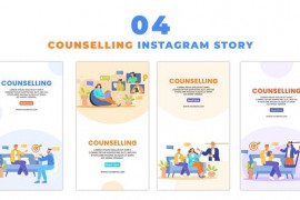 Flat Character Animation Counseling Instagram Story 48059886