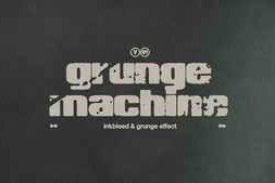 Grunge Machine – Inkbleed & Grunge Action for Photoshop