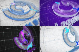 Architect Blueprint Logo Reveal 50592106