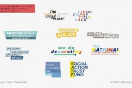 Modern Titles 5.0 | FCPX 49372124