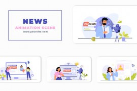 News Reporter Character Animation Scene 47248834