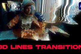 3D Lines Transitions | After Effects 51000125