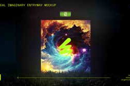 Free Download:Unreal Imaginary Entryway Mockup 60177832