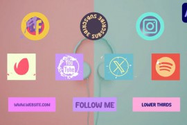 Social Media Lower Thirds for After Effects 51581484