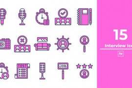 Interview Icon After Effect 48136056