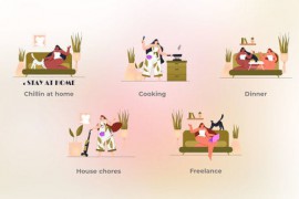 Work at Home - Body Positive Concept 46628361