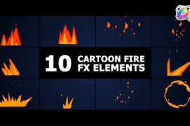 Cartoon Fire | FCPX 48172636
