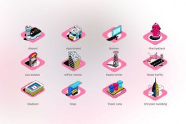 City - Isometric Icons 44942082