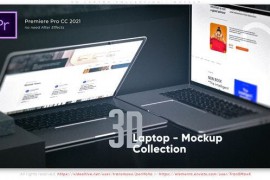 3d Laptop Collection - Mockup 51551692