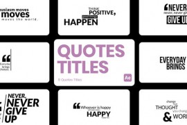 Quotes Titles for After Effects 44986003