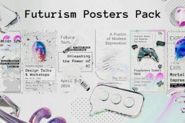Futuristism Poster Pack 49451232