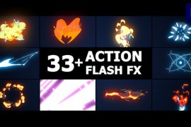 Action Flash FX Overlays | Premiere Pro MOGRT 43037516