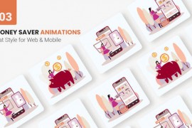 Money Saver Animations - Flat Concept 46304038