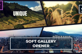 Soft Multiscreen Opener | Dynamic YouTube Gallery Intro MOGRT for Premier Pro 48875398