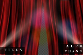 Red Curtain Pack 21773348