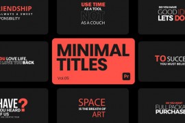 Minimal Titles 05 for Premiere Pro 45354256
