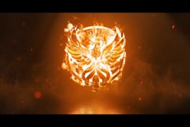 Cinematic Fire Logo 52698245