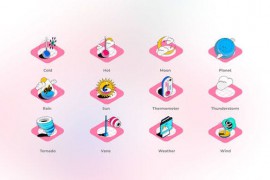 Weather - Isometric Icons 44942171