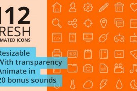 112 Fresh Animated Icons 9134967