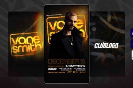 Free Download:Animated Nightclub Flyer Template 58790045